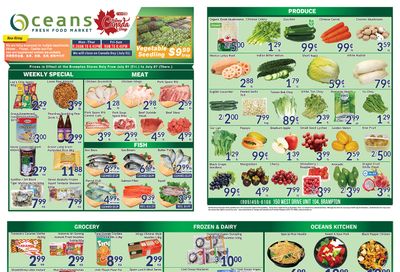 Oceans Fresh Food Market (Brampton) Flyer July 1 to 7