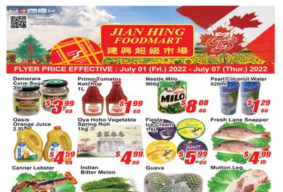 Jian Hing Foodmart (Scarborough) Flyer July 1 to 7