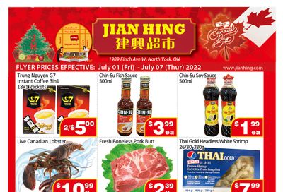 Jian Hing Supermarket (North York) Flyer July 1 to 7