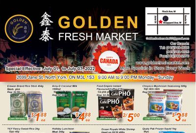 Golden Fresh Market Flyer July 1 to 7