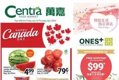 Centra Foods (North York) Flyer July 1 to 7