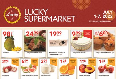 Lucky Supermarket (Surrey) Flyer July 1 to 7