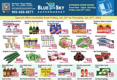 Blue Sky Supermarket (Pickering) Flyer July 1 to 7