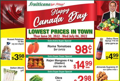 Fruiticana (Edmonton) Flyer June 30 to July 6