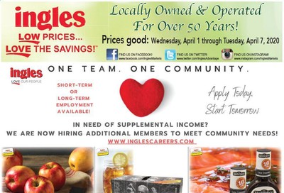 Ingles Weekly Ad & Flyer April 1 to 7