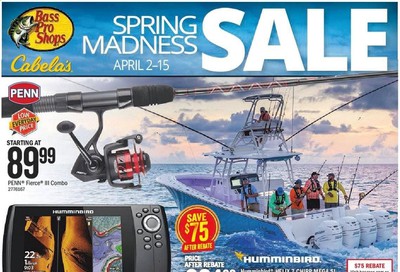 Bass Pro Shops Weekly Ad & Flyer April 2 to 15