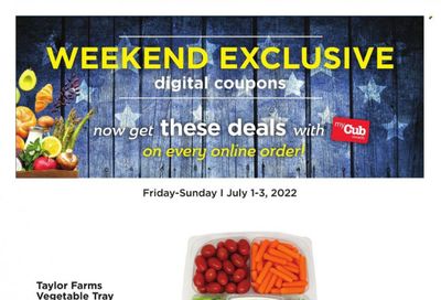 Cub Foods (MN) Weekly Ad Flyer July 2 to July 9