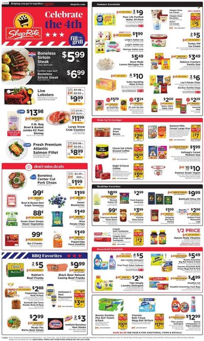 ShopRite (CT, DE, MD, NJ, NY, PA) Weekly Ad Flyer July 2 to July 9