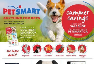 PetSmart Flyer July 4 to 31