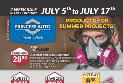 Princess Auto Flyer July 5 to 17