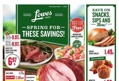 Lowes Foods Weekly Ad & Flyer April 1 to 7