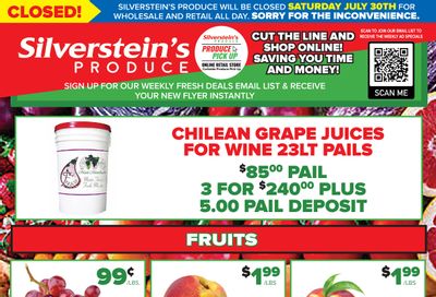 Silverstein's Produce Flyer July 5 to 9
