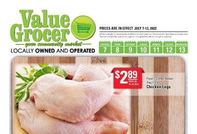 Value Grocer Flyer July 7 to 13