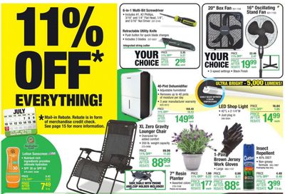 Menards Weekly Ad Flyer July 6 to July 13