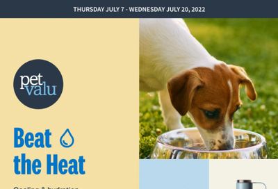 Pet Valu Flyer July 7 to 20