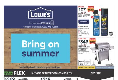 Lowe's (West) Flyer July 7 to 13