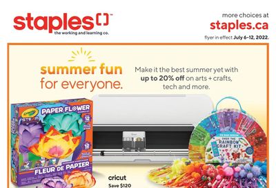 Staples Flyer July 6 to 12