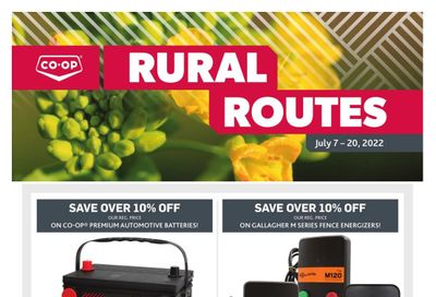 Co-op (West) Rural Routes Flyer July 7 to 20