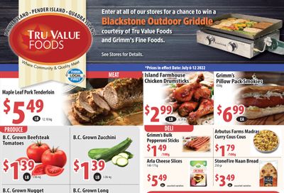 Tru Value Foods Flyer July 6 to 12