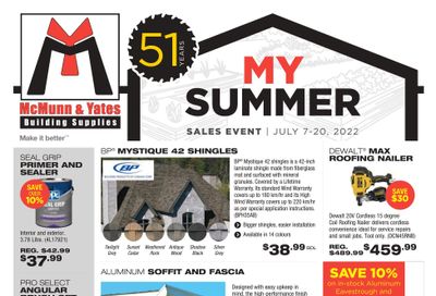 McMunn & Yates Building Supplies Flyer July 7 to 20