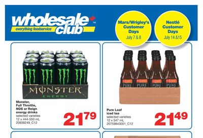 Wholesale Club (ON) Flyer July 7 to 27