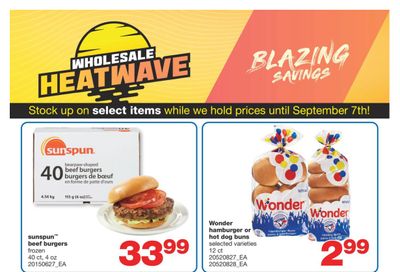 Wholesale Club (West) Heatwave Flyer July 7 to September 7