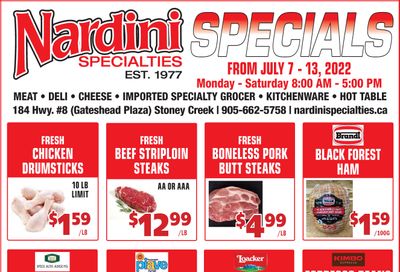 Nardini Specialties Flyer July 7 to 13