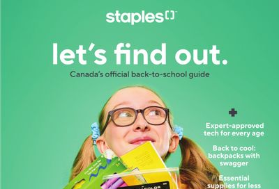 Staples Back to School Guide July 6 to September 30