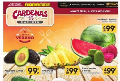 Cardenas (CA, NV) Weekly Ad Flyer July 7 to July 14