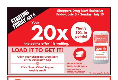 Shoppers Drug Mart (West) Flyer July 9 to 15