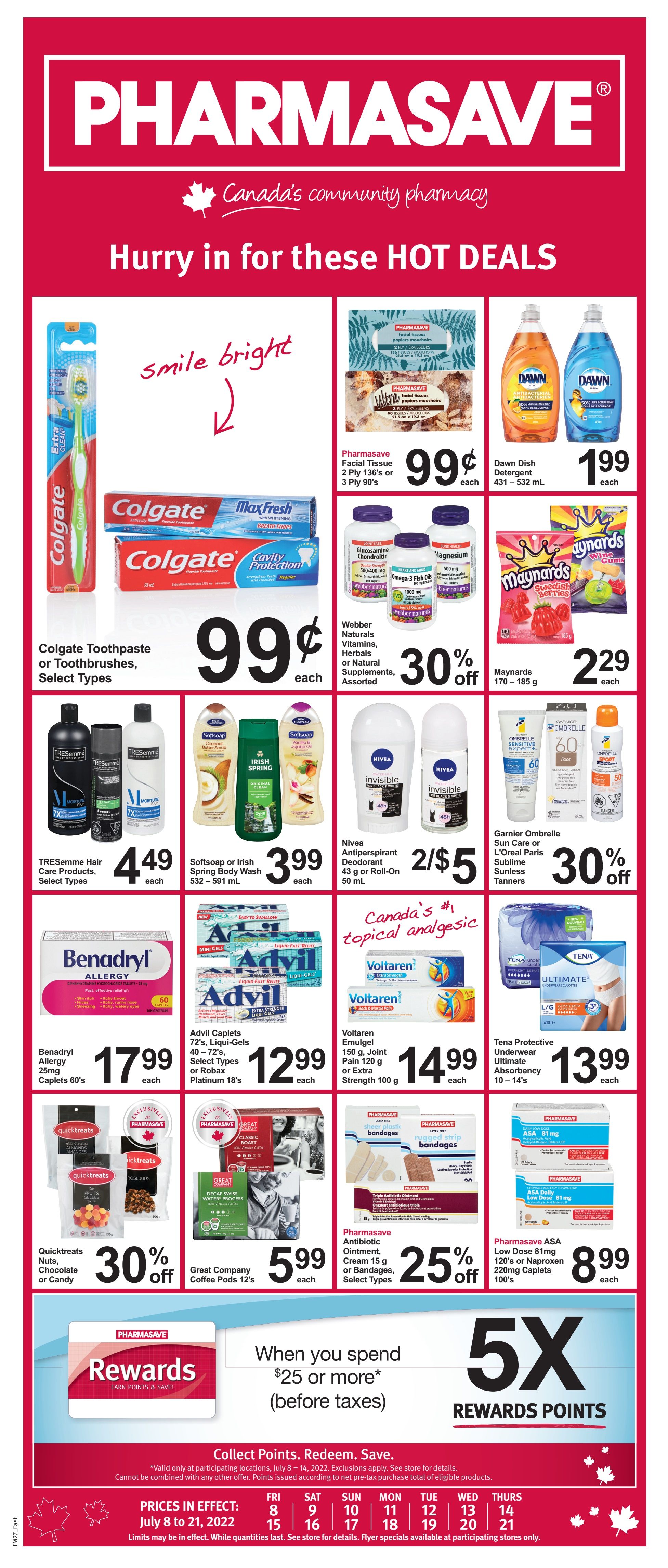 Pharmasave (ON) Flyer July 8 to 21