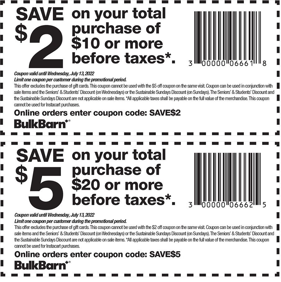 Bulk Barn Flyer July 7 to 13