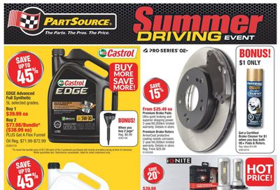 PartSource Flyer July 8 to 20