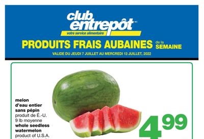 Wholesale Club (QC) Fresh Deals of the Week Flyer July 7 to 13