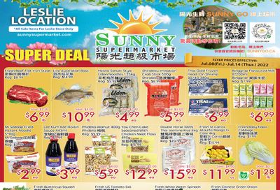 Sunny Supermarket (Leslie) Flyer July 8 to 14