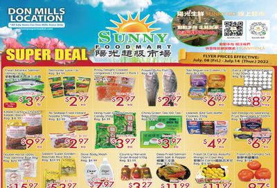 Sunny Foodmart (Don Mills) Flyer July 8 to 14