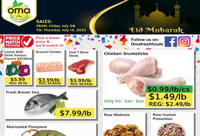 Oma Fresh Foods Flyer July 8 to 14