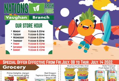 Nations Fresh Foods (Vaughan) Flyer July 8 to 14