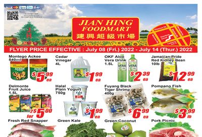 Jian Hing Foodmart (Scarborough) Flyer July 8 to 14