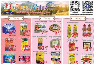 Fresh Value Flyer July 8 to 14