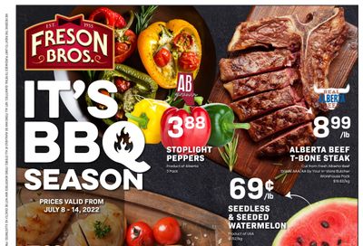 Freson Bros. Flyer July 8 to 14