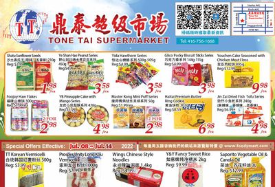 Tone Tai Supermarket Flyer July 8 to 14