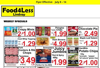 Food 4 Less Flyer July 8 to 14