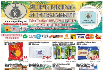 Superking Supermarket (London) Flyer July 8 to 14