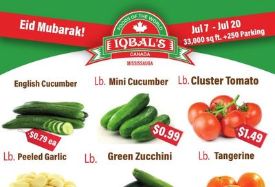 Iqbal Foods (Mississauga) Flyer July 7 to 20