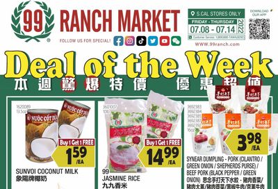 99 Ranch Market (40, CA) Weekly Ad Flyer July 8 to July 15