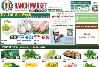 99 Ranch Market (47) Weekly Ad Flyer July 8 to July 15