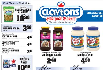 Claytons Heritage Market Flyer July 8 to 14