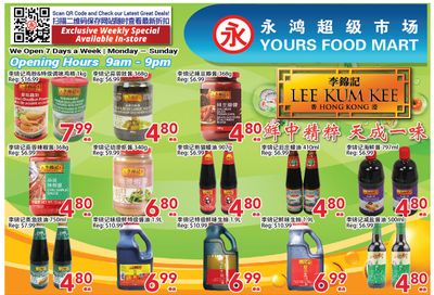 Yours Food Mart Flyer July 8 to 14