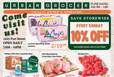 Urban Grocer Flyer July 8 to 14